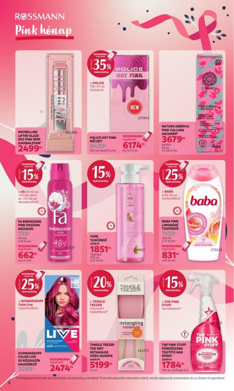 ROSSMANN akciós újság