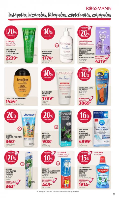 ROSSMANN akciós újság