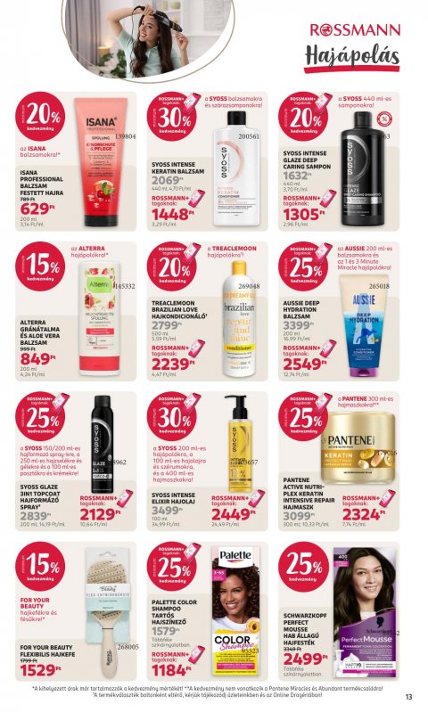 ROSSMANN akciós újság