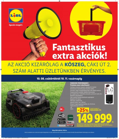 LIDL Regionális akciók – Kőszeg akciós újság od 8. 10. 2026 do 11. 10. 2026