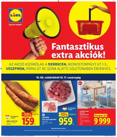LIDL Regionális akciók akciós újság od 8. 10. 2026 do 11. 10. 2026