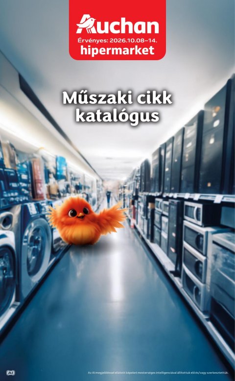 AUCHAN Hipermarket Műszaki ajánlataink akciós újság od 8. 10. 2026 do 14. 10. 2026