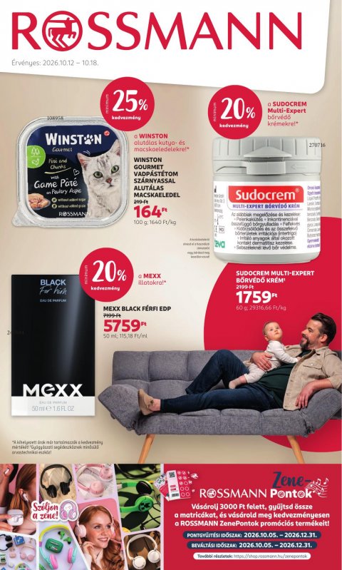 ROSSMANN akciós újság od 12. 10. 2026 do 18. 10. 2026