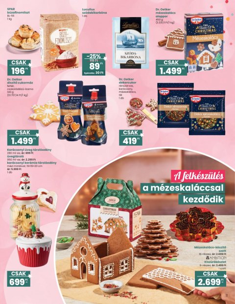 SPAR Ajándék katalógus 1. akciós újság