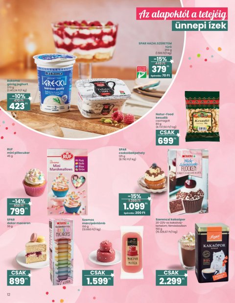 SPAR Ajándék katalógus 1. akciós újság