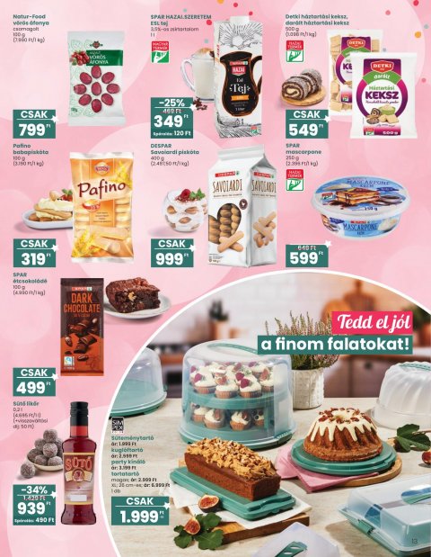 SPAR Ajándék katalógus 1. akciós újság