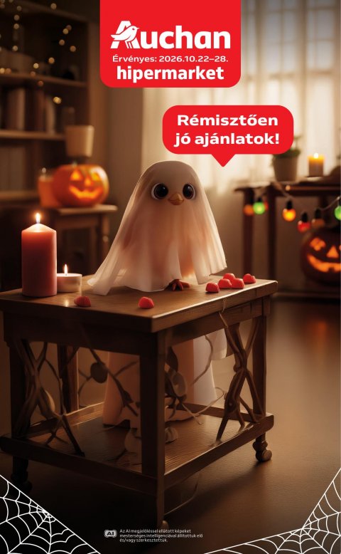 AUCHAN Hipermarket Halloweeni ajánlataink akciós újság od 22. 10. 2026 do 28. 10. 2026