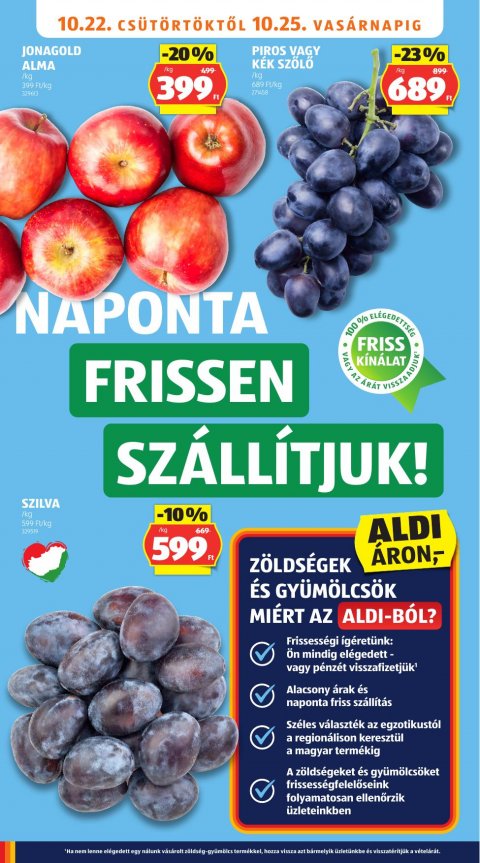 ALDI akciós újság