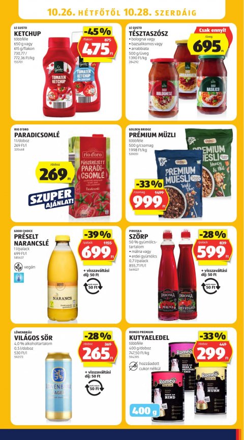 ALDI akciós újság