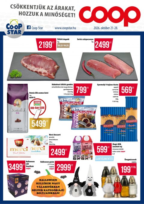 COOP Star akciós újság od 21. 10. 2026 do 28. 10. 2026