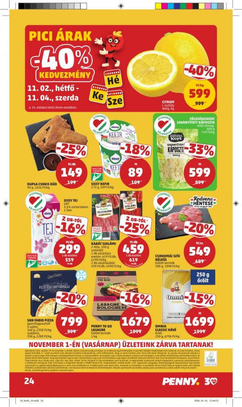 PENNY akciós újság