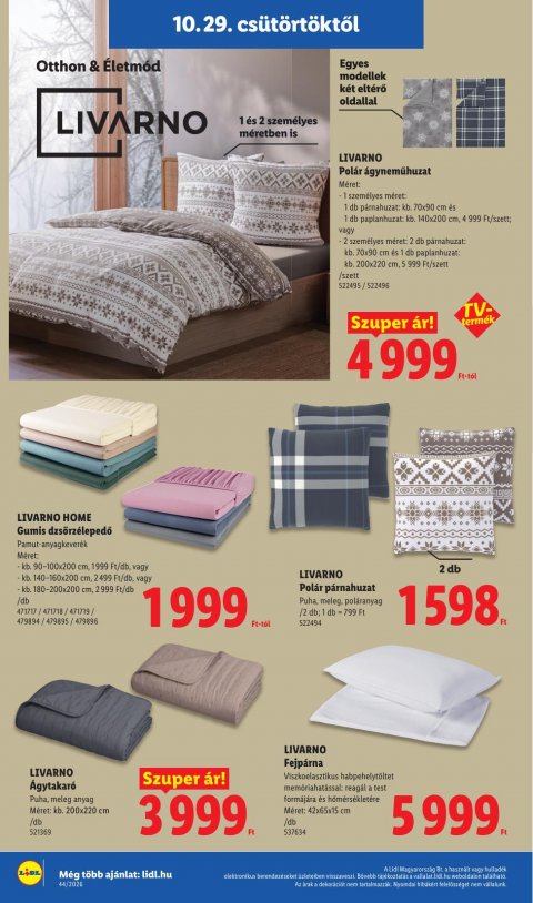 LIDL Nonfood akciós újság