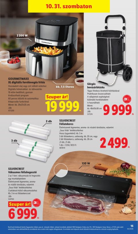 LIDL Nonfood akciós újság