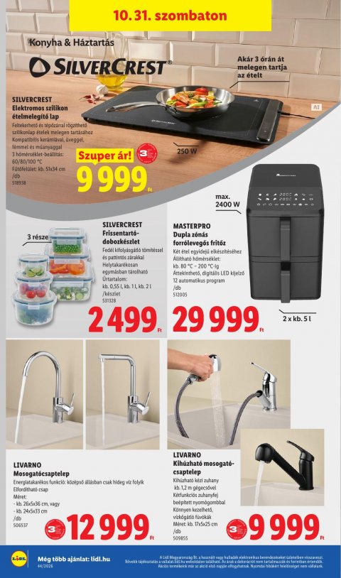 LIDL Nonfood akciós újság