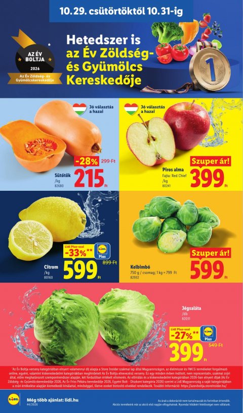 LIDL akciós újság
