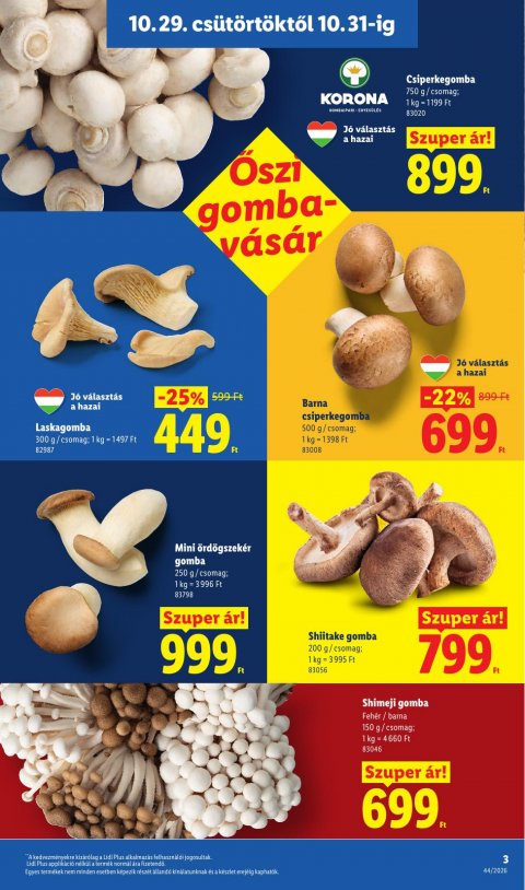 LIDL akciós újság