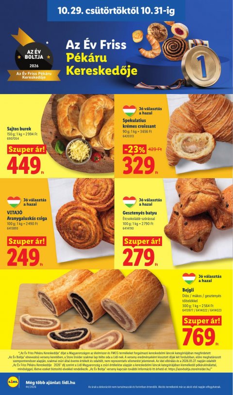 LIDL akciós újság