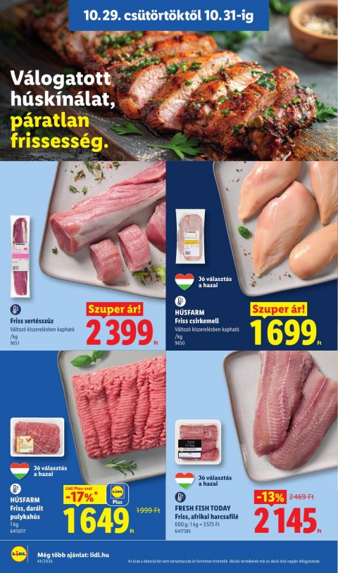 LIDL akciós újság