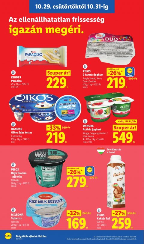 LIDL akciós újság