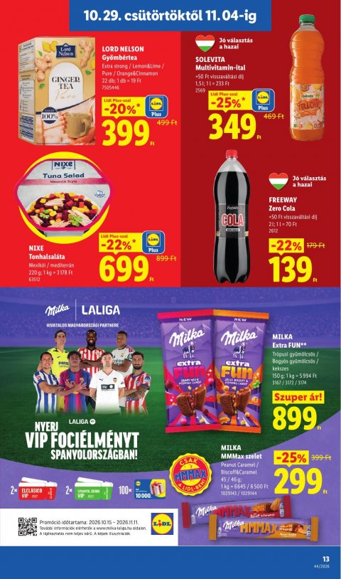LIDL akciós újság