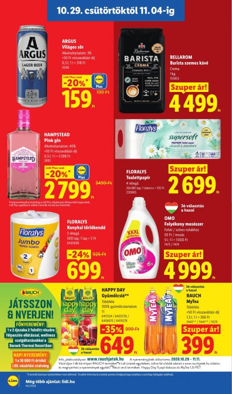 LIDL akciós újság