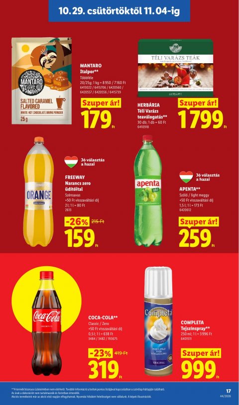 LIDL akciós újság