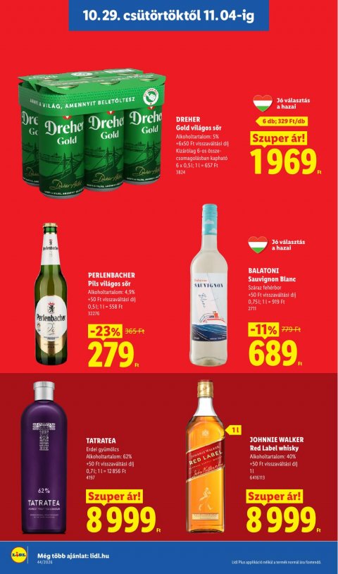 LIDL akciós újság