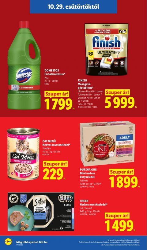 LIDL akciós újság