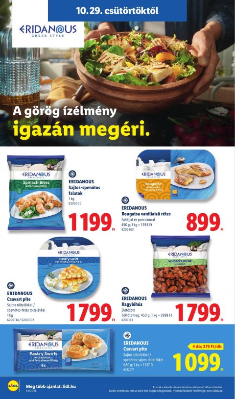 LIDL akciós újság