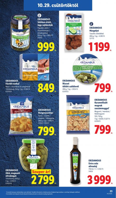 LIDL akciós újság