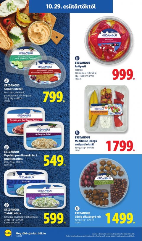 LIDL akciós újság