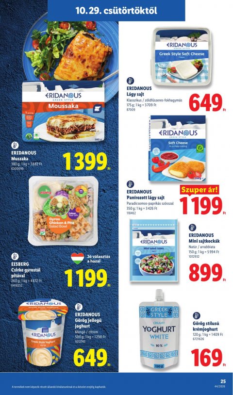 LIDL akciós újság