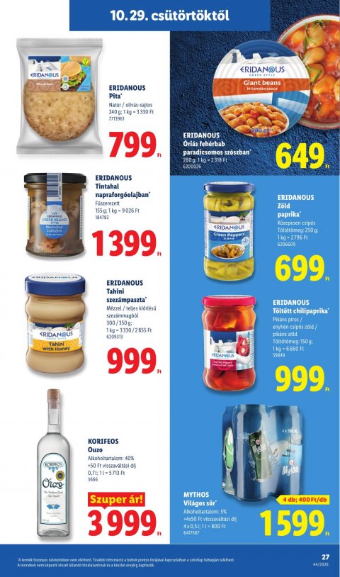 LIDL akciós újság