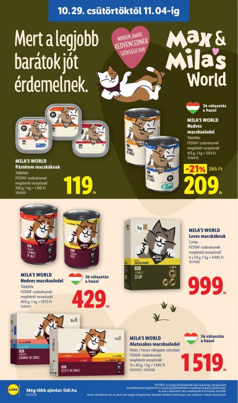 LIDL akciós újság