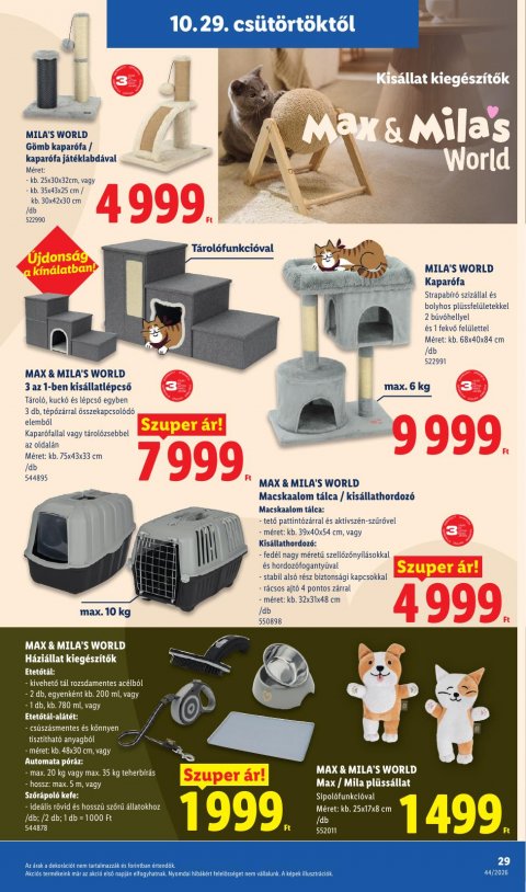LIDL akciós újság