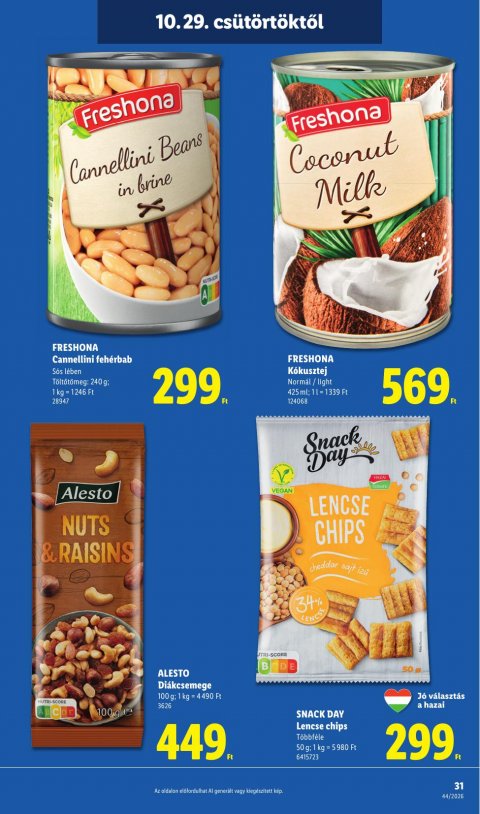 LIDL akciós újság
