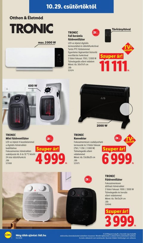 LIDL akciós újság
