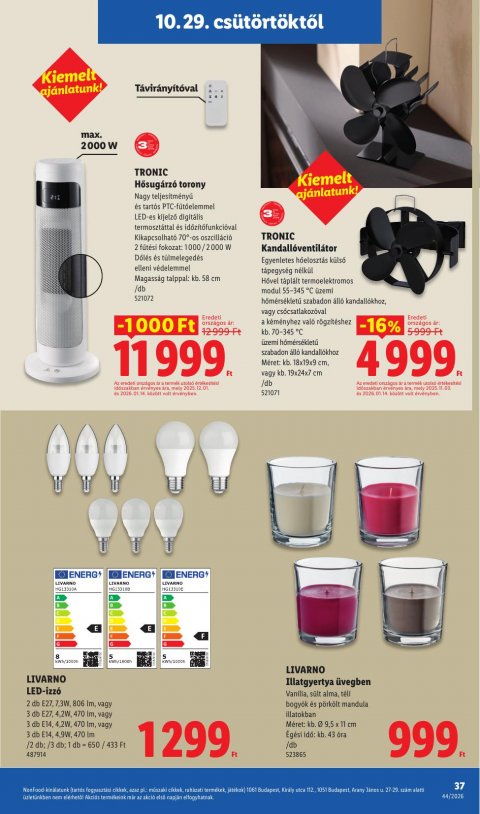 LIDL akciós újság