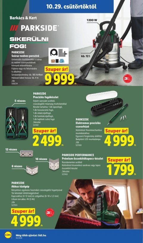 LIDL akciós újság