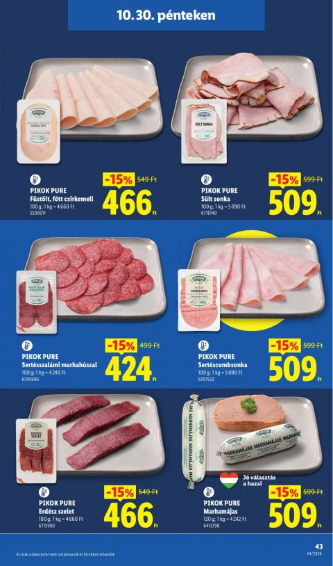 LIDL akciós újság