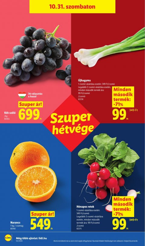 LIDL akciós újság