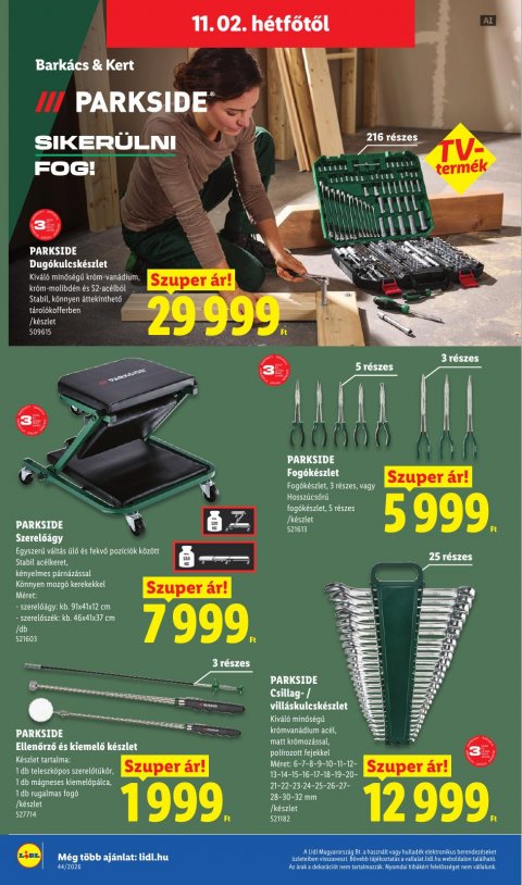 LIDL akciós újság