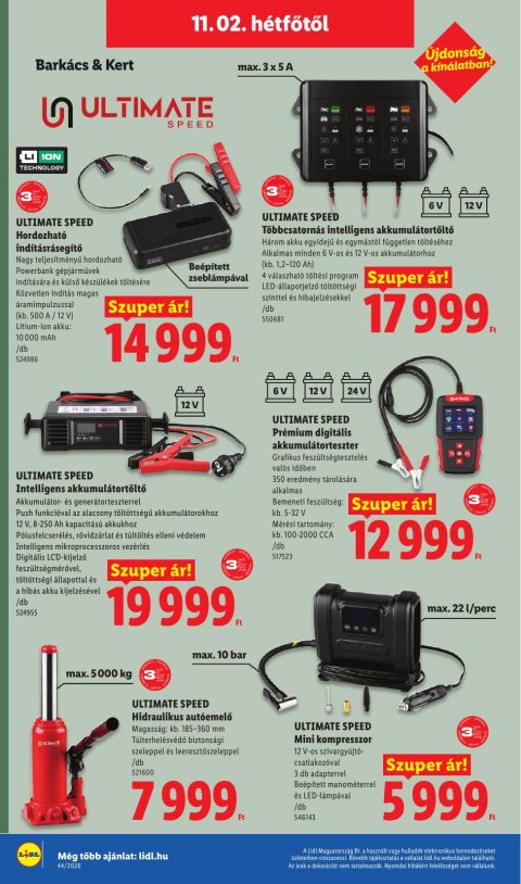 LIDL akciós újság