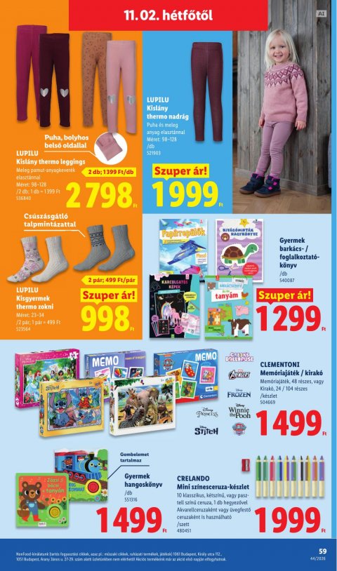 LIDL akciós újság