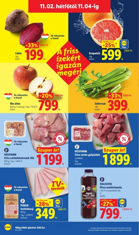 LIDL akciós újság