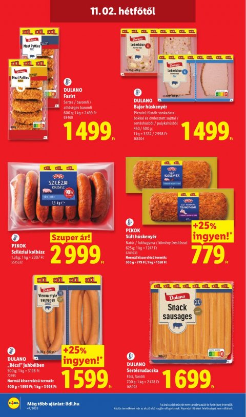 LIDL akciós újság