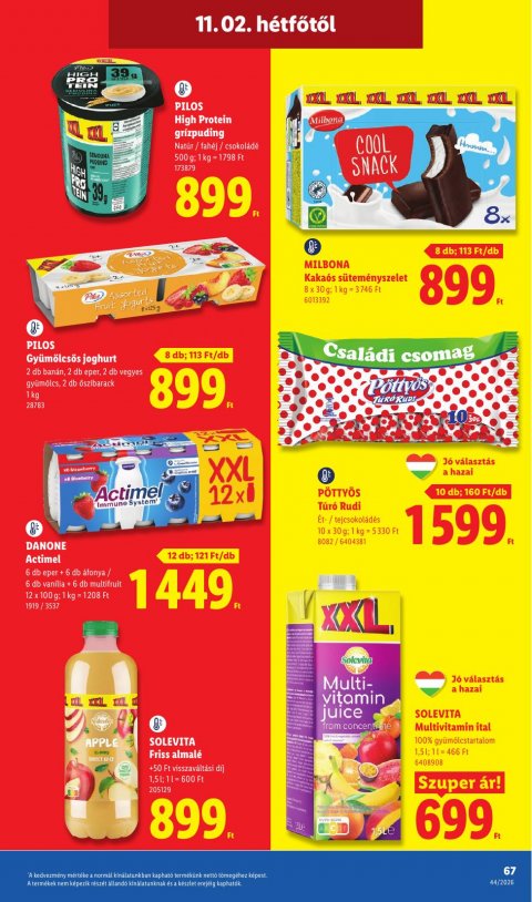 LIDL akciós újság