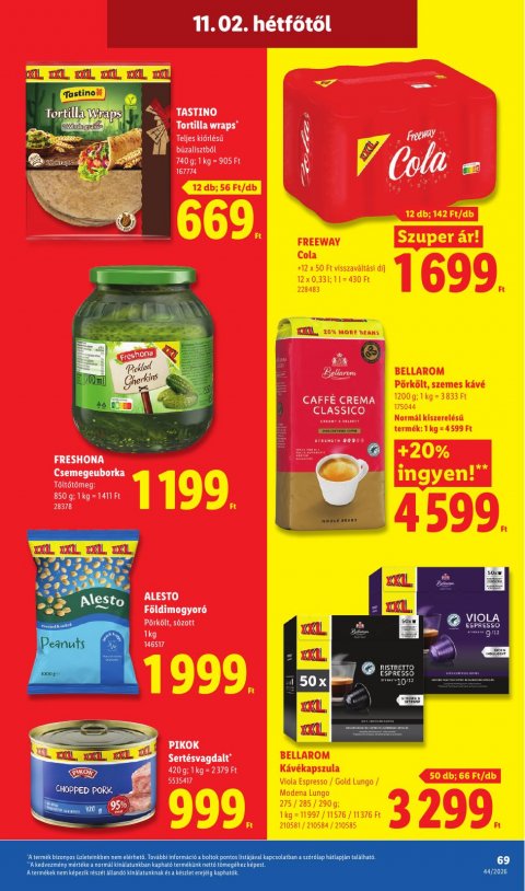 LIDL akciós újság