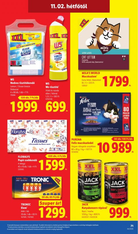 LIDL akciós újság