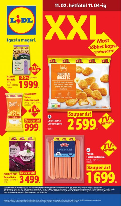LIDL akciós újság